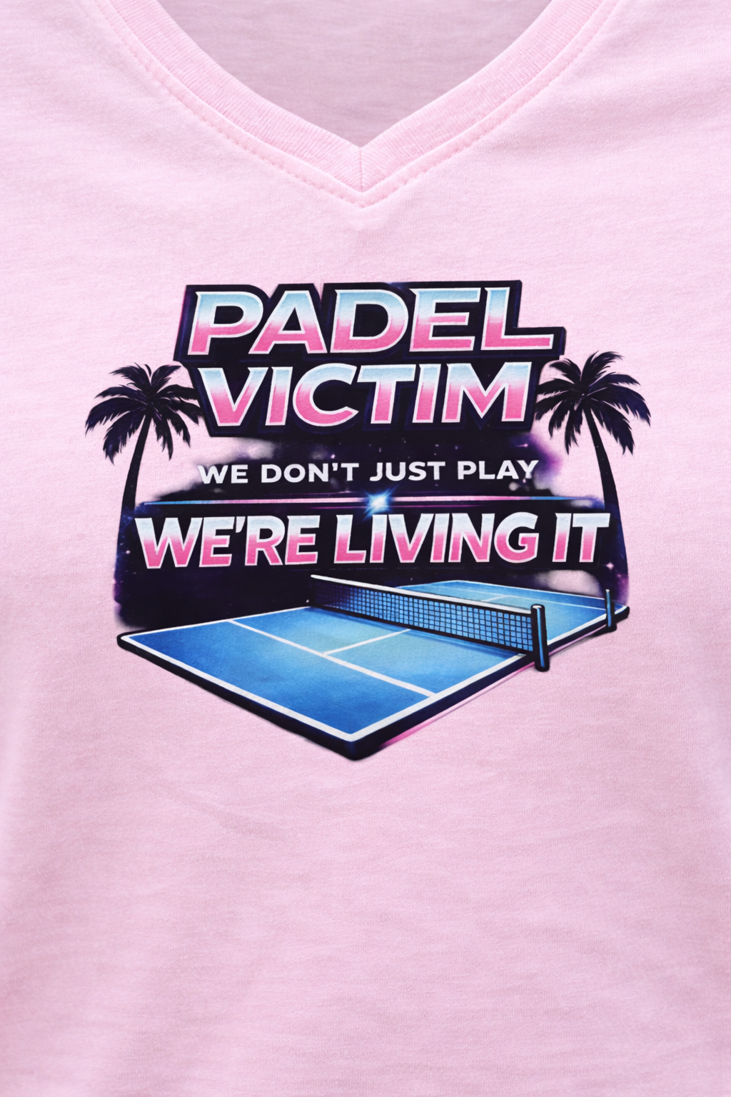 T-Shirt Padel Victim Femme- Coton Sport Confortable