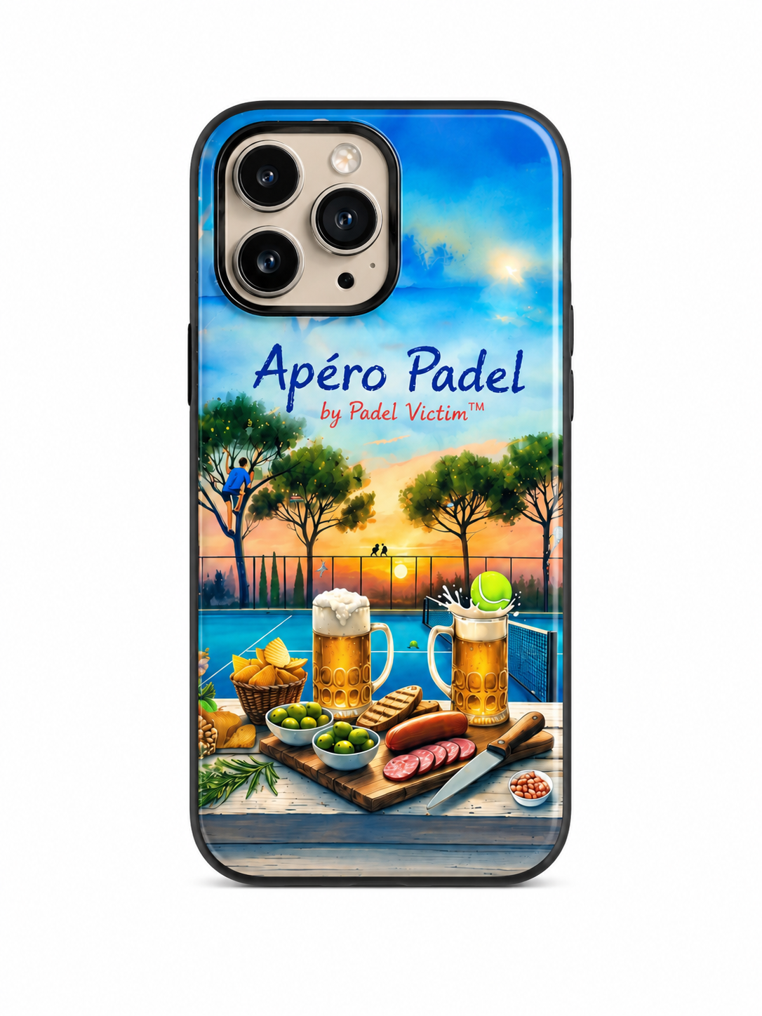 Coque de téléphone Padel Victim "Apéro Padel"