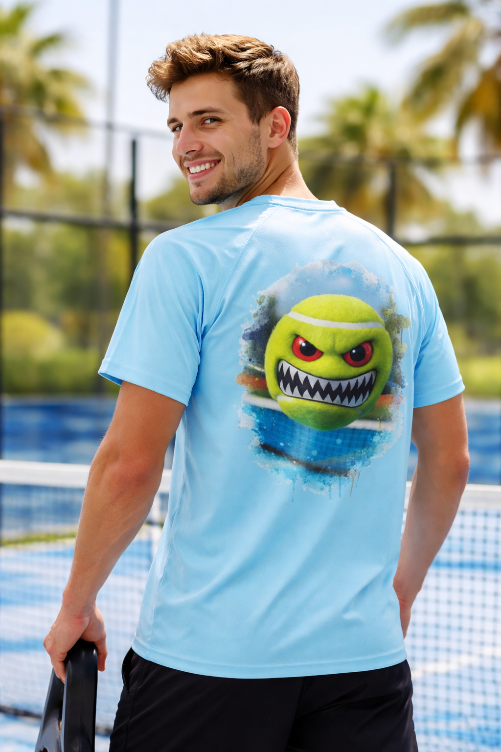 T-shirt Padel Victim Technique Homme 100% Polyester