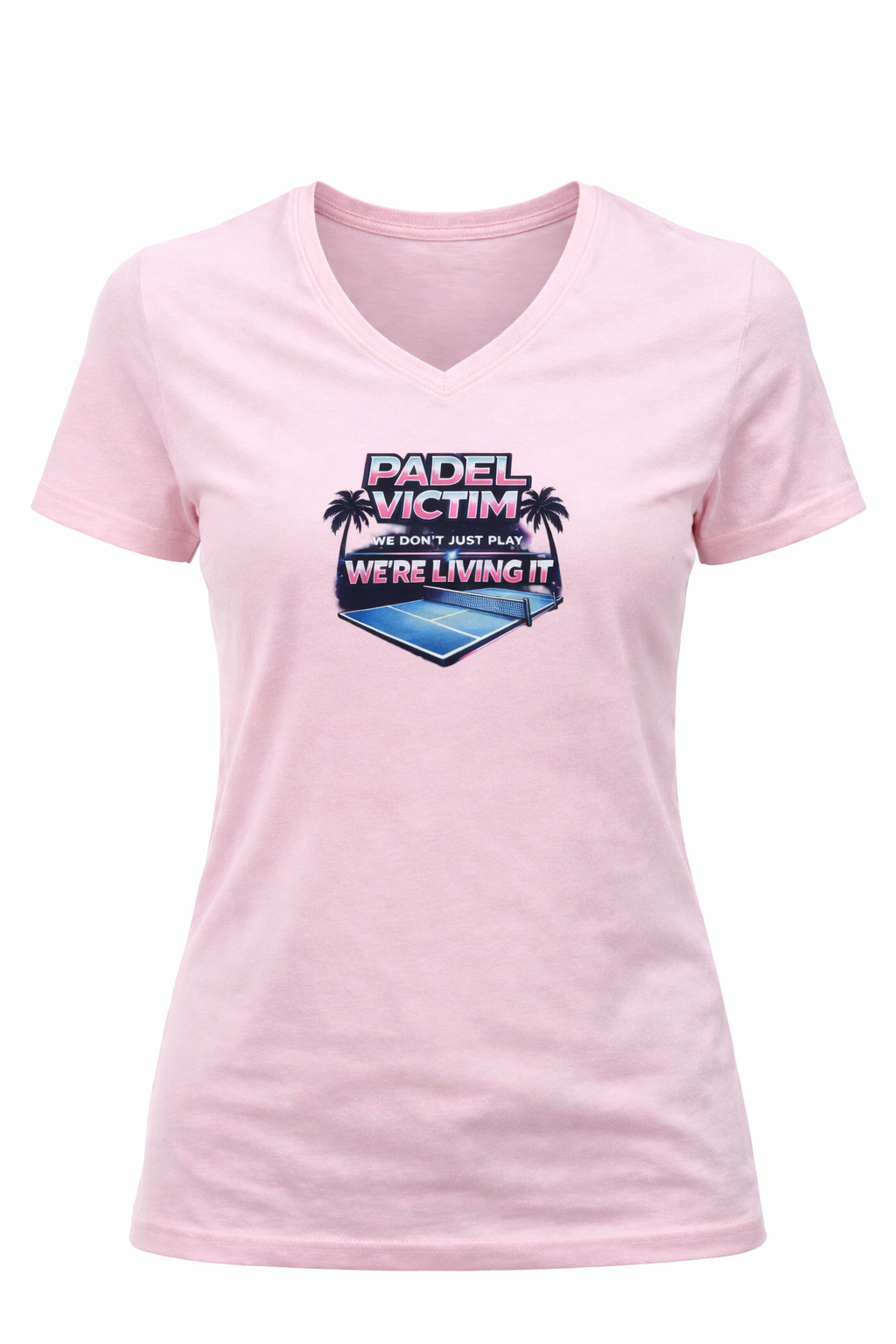 T-Shirt Padel Victim Femme- Coton Sport Confortable