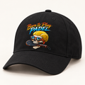 Simulation studio : casquette noire microfibre Born to Play Padel, Padel Victim.