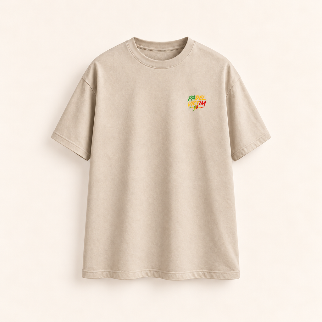 T-shirt Reggae Vibes beige-face entier