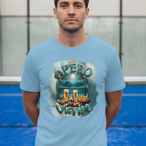 T-Shirt Padel Vicitm - "Apéro Victim"